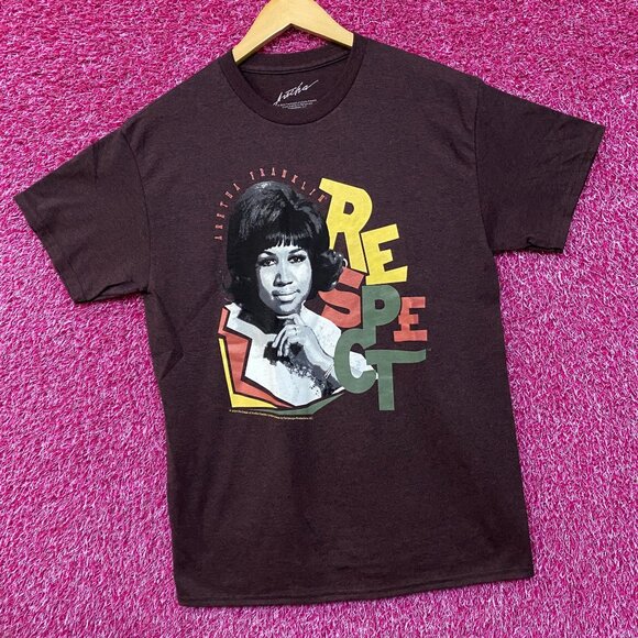 Aretha Franklin Queen Of Soul Respect T-Shirt Medium - Picture 3 of 4